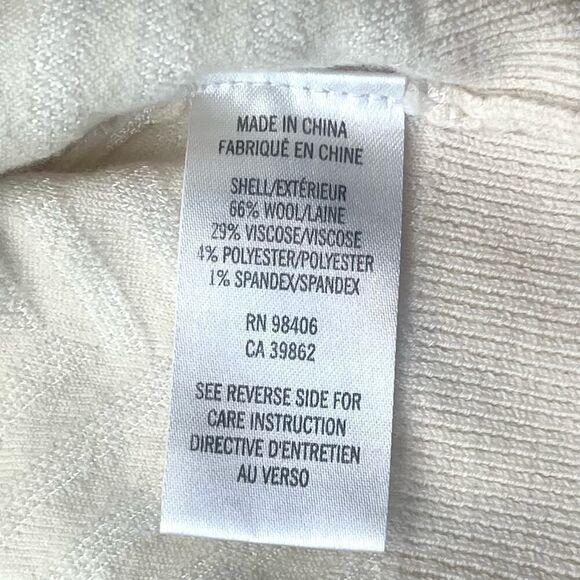 Theory Hannalor Evian Wool Blend Jacquard Sweater Sz S - Picture 8 of 8